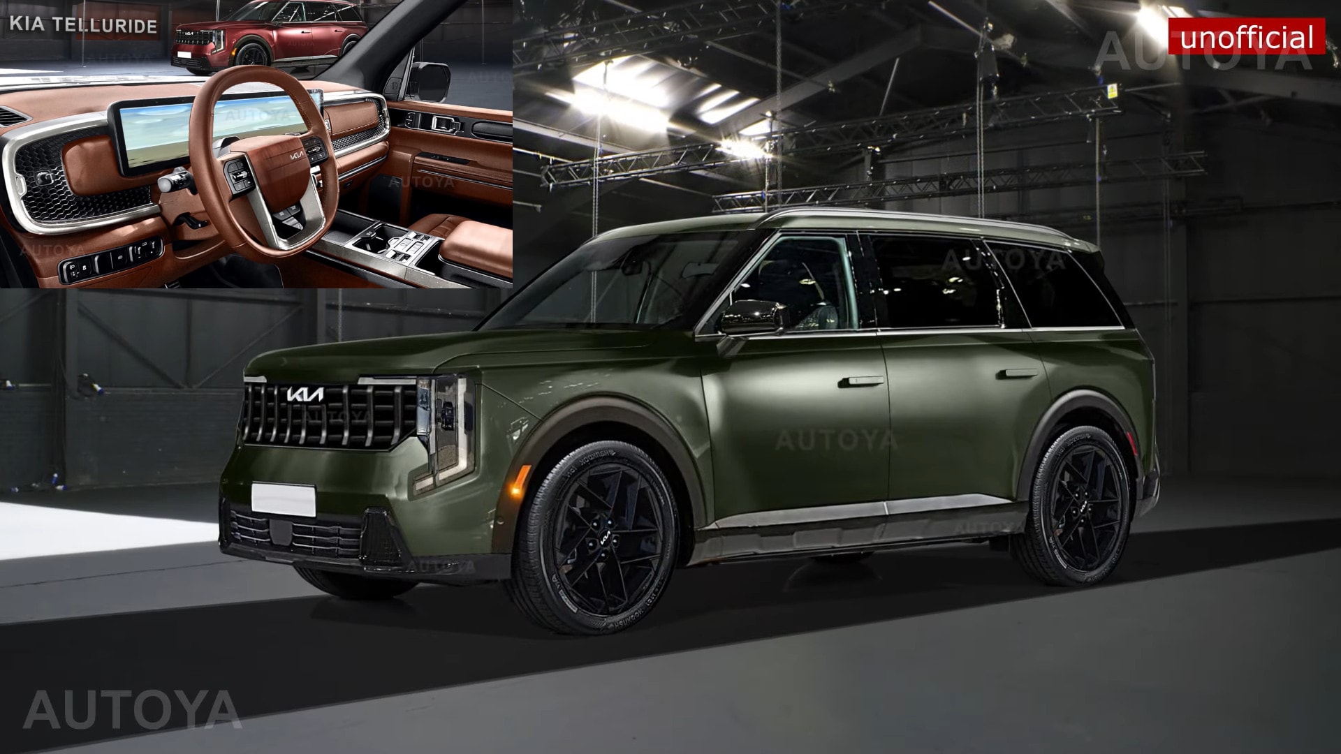 Xem trước thiết kế Kia Telluride 2026: Vuông vức, hiện đại và đậm chất SUV Mỹ