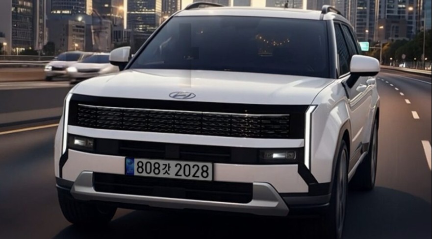 Hyundai Santa Fe 2027 tiếp tục lộ diện: Thiết kế đầu xe gọn gàng và hiện đại hơn