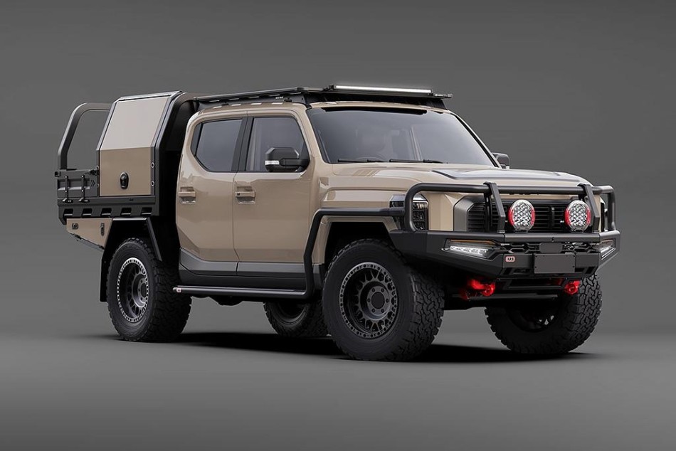 Loạt phụ kiện 4×4 độc quyền dành riêng cho Kia Tasman