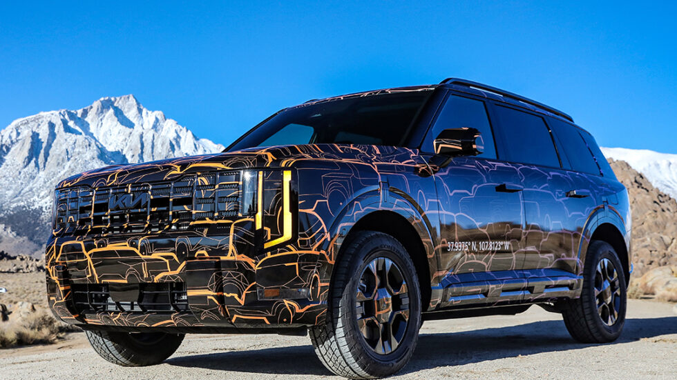 Thêm ảnh “nhá hàng” của Kia Telluride 2027 trước thềm ra mắt chính thức