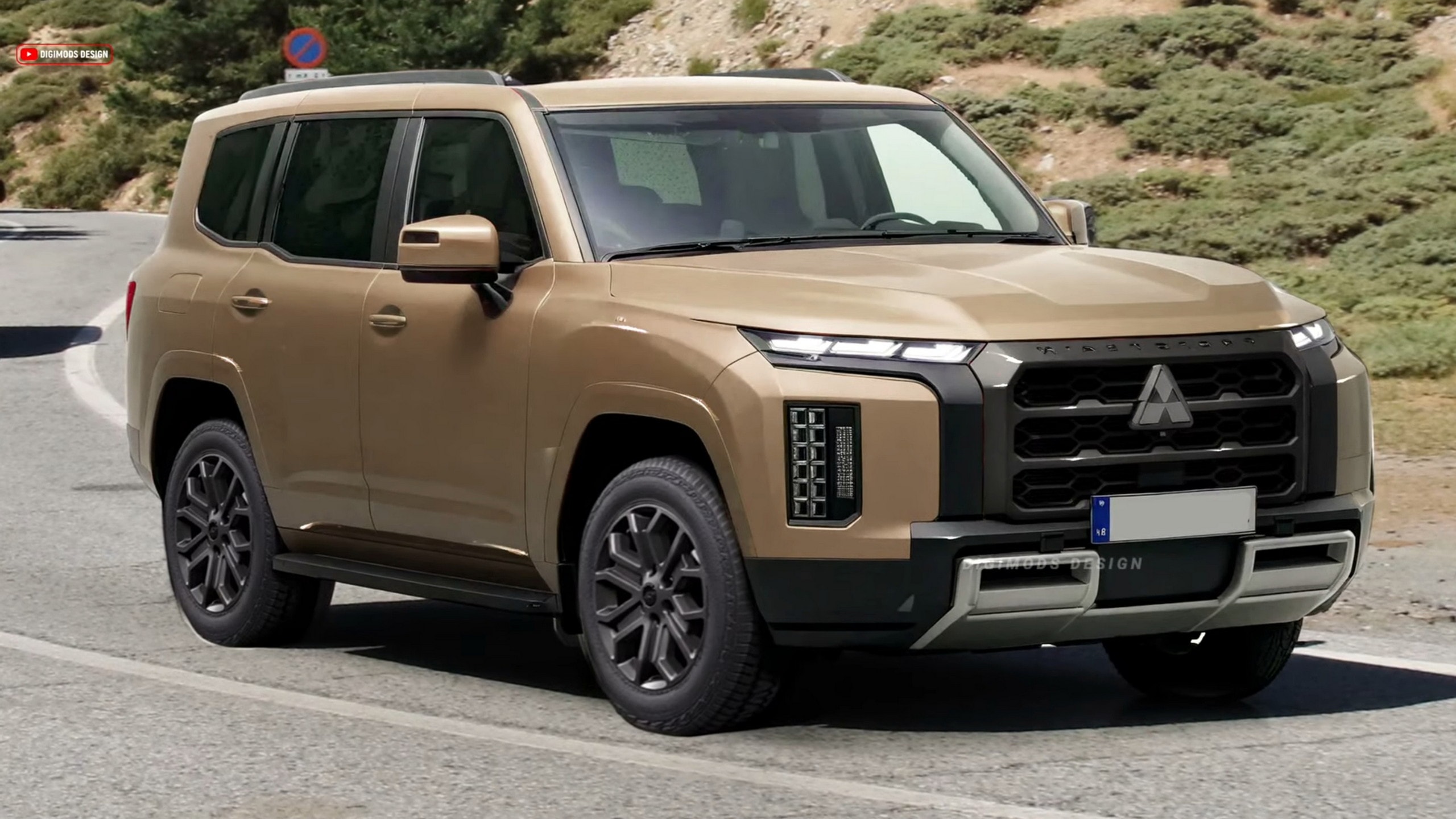 Đây có thể là Mitsubishi Pajero 2026: Thiết kế vuông vức, mạnh mẽ, cực kỳ nam tính