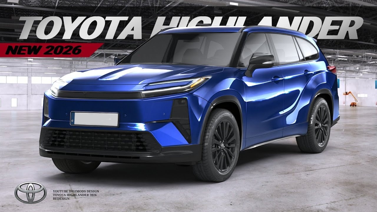 Toyota Highlander 2026 lộ diện: Thiết kế lai Prius, đậm chất tương lai