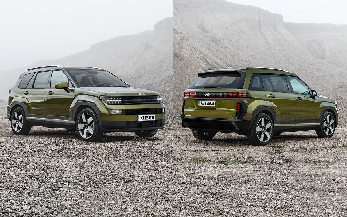 Xem trước thiết kế Hyundai Creta HEV: Nhìn như "tiểu Santa Fe"