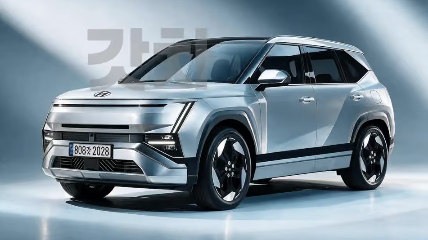 Ảnh phác họa Hyundai Tucson 2027 dựa trên hình ảnh rò rỉ: Vuông vức và hầm hố hơn